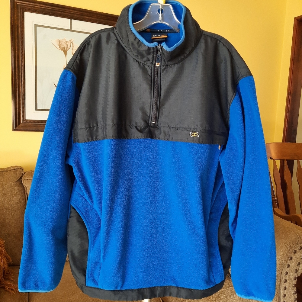 Men's Split Quarter Zip Pullover Fleece